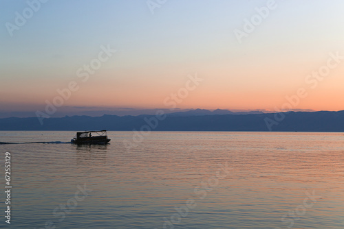 Sailing into the Sunset on Lake Ohrid, North Macedonia © Cavan