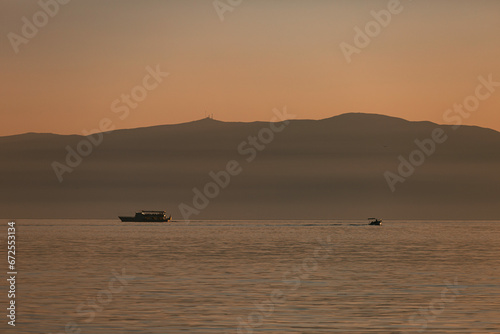 Sailing into the Sunset on Lake Ohrid, North Macedonia
