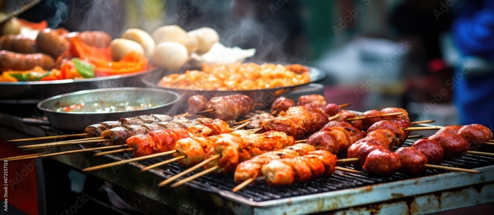 In Vietnam a country located in Southeast Asia you can find street food vendors who specialize in selling both meatballs and seafood dishes