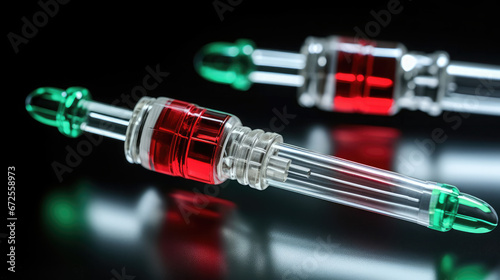 A Close-Up Shot Of A Sleek And Modern Syringe , Background Image, Hd