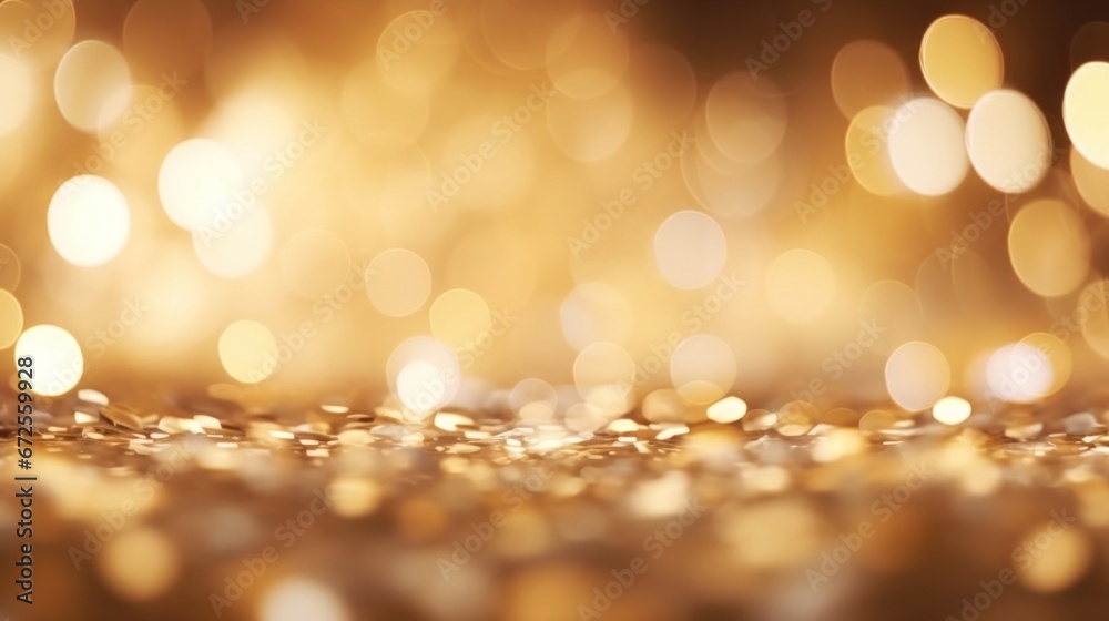 Abstract golden bokeh Christmas background Abstract golden bokeh Christmas background