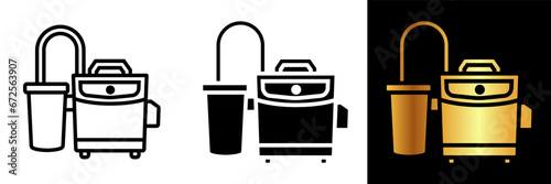 The Suction Device icon represents advanced medical technology used in healthcare settings to remove fluids, secretions, or foreign materials from a patient's airway or body cavity.