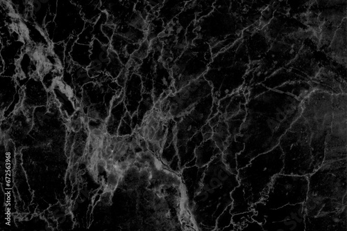 Black marble natural pattern for background, abstract black and white