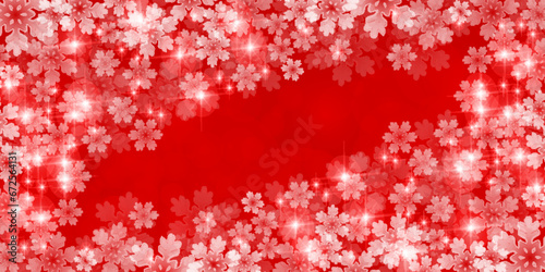 クリスマス　雪　冬　風景　背景