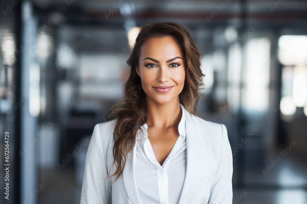 Smiling business woman looking at the camera. Smiling business woman looking at the camera.