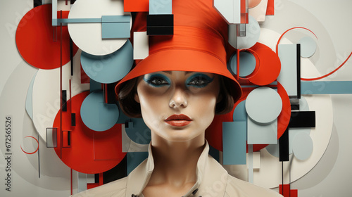 Poster With Minimalist Futuristic Avant-Garde Aesthet , Background Image, Hd
