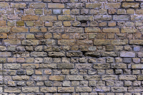 wall made of old sand-lime brick as a background 2