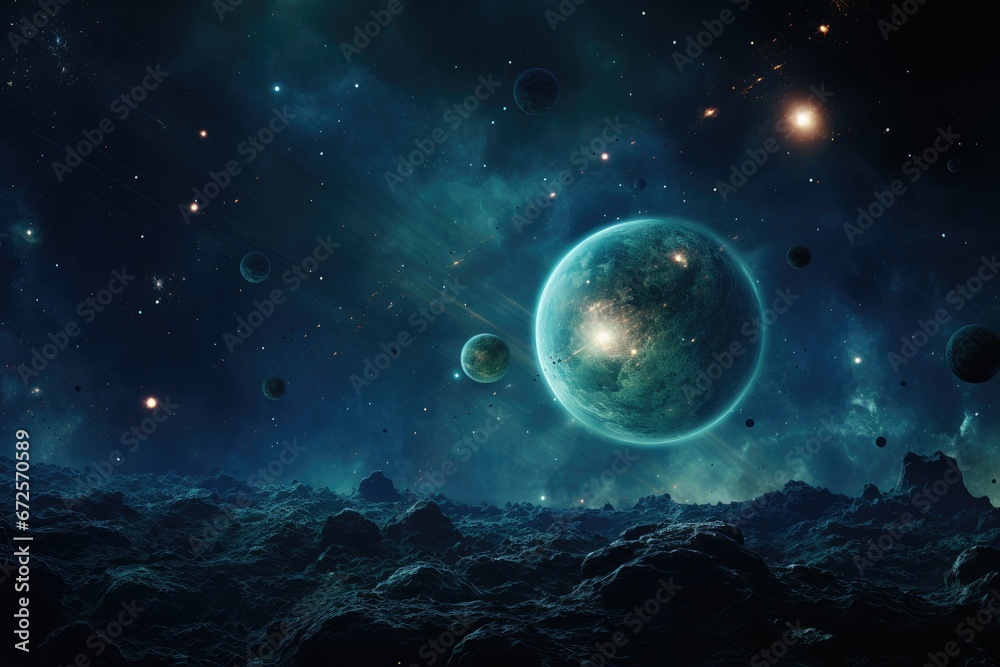 Galaxy Space. cosmos and star background. Generative AI Galaxy Space. cosmos and star background. Generative AI