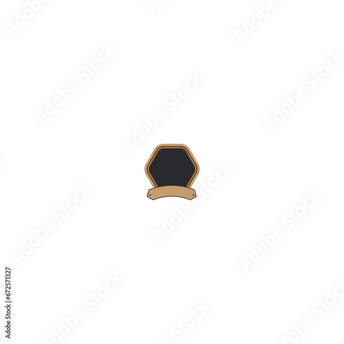 black gold vector badge set quality