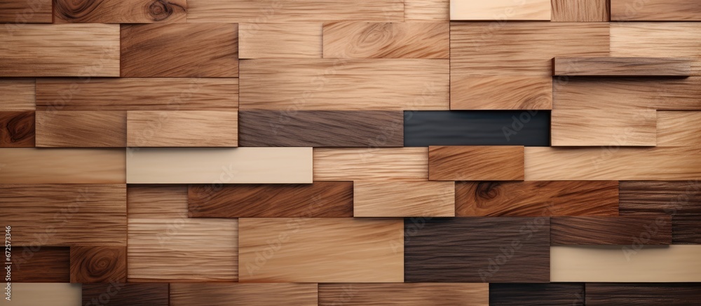 Paneling with intricate patterns and layers showcasing the exquisite beauty of veneer perfectly highlighting the richness of natural textures