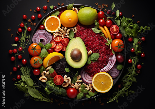 A vibrant and nutritious salad for good health © PrabhjitSingh