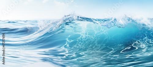 Ocean wave azure sea surface sea of blue