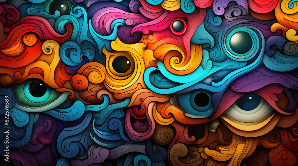 Seamless Pattern Funky Denver Colorful , Background Image, Hd Seamless Pattern Funky Denver Colorful , Background Image, Hd