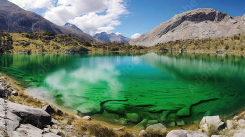 The Emerald-Green Lakes Of El Cocuy National Park, Background Image, Hd