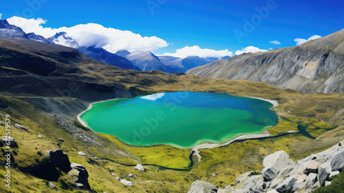 The Emerald-Green Lakes Of El Cocuy National Park, Background Image, Hd