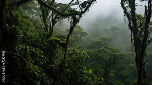The Lush Cloud Forests   Background Image  Hd