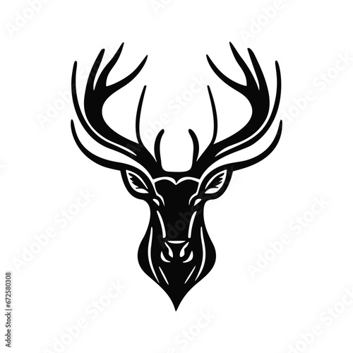 Deer Head Silhouette 