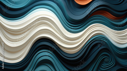 The Tidal Wave Shaped Pattern, Background Image, Hd