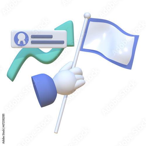 Target Achieved 3d Illustration of the approved stamp concept, suitable for use on commercial websites, marketing collateral, and product packaging