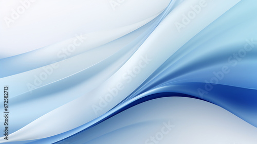 White and blue abstract wave background