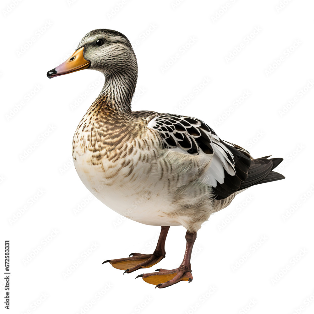 Duck isolated on white background. Duck isolated on white background.