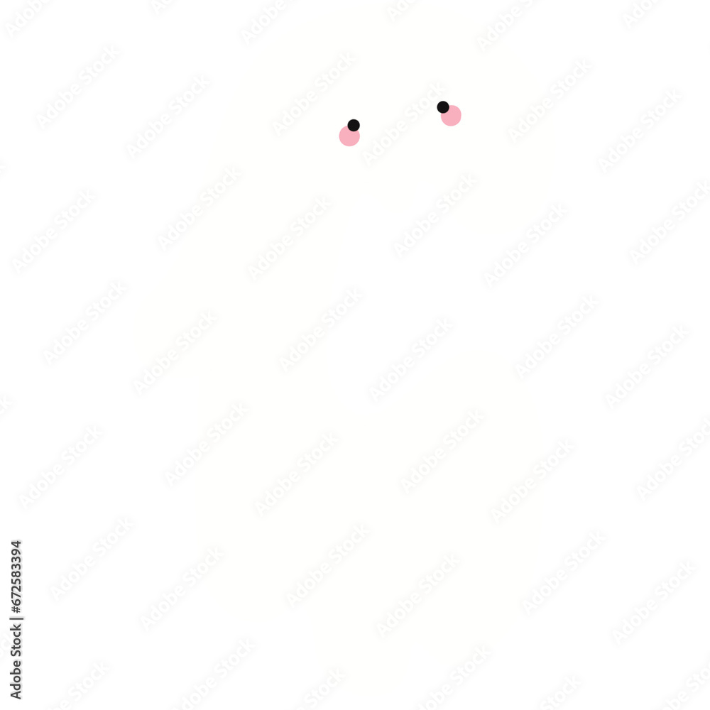 Cute ghost alphabet C Cute ghost alphabet C