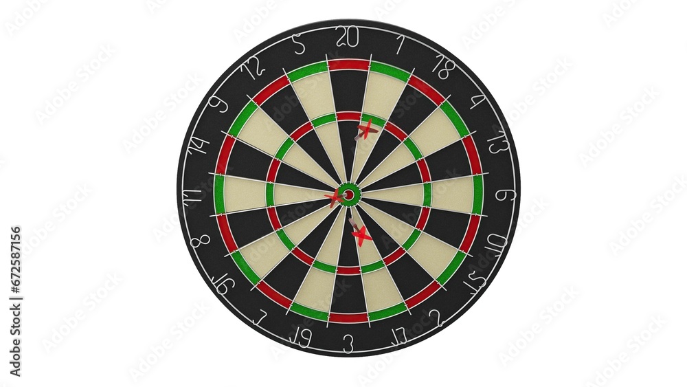 Obraz premium darts on white