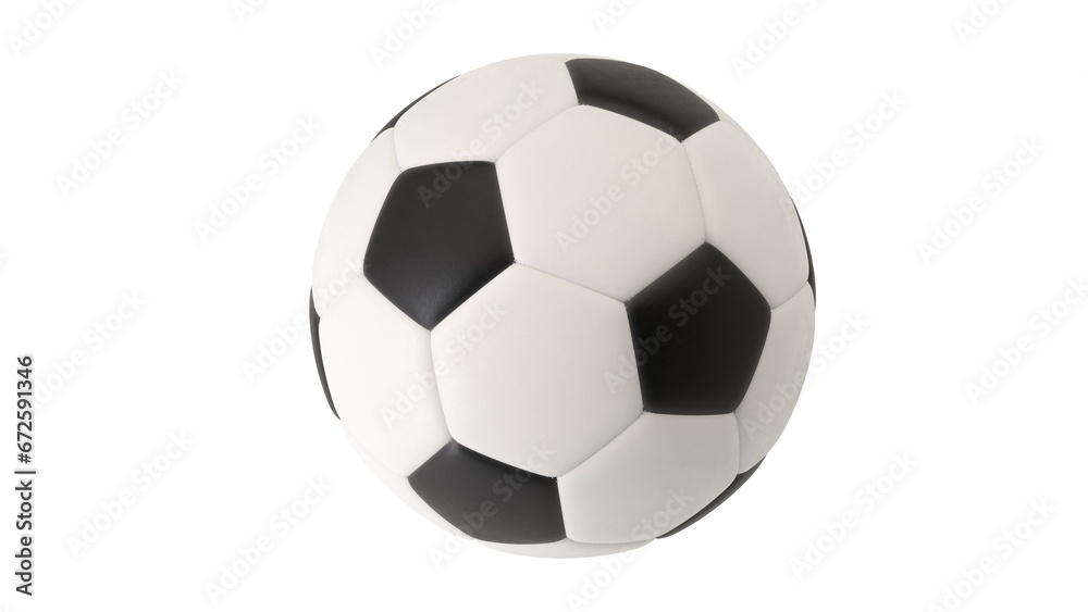 soccer ball isolated on white