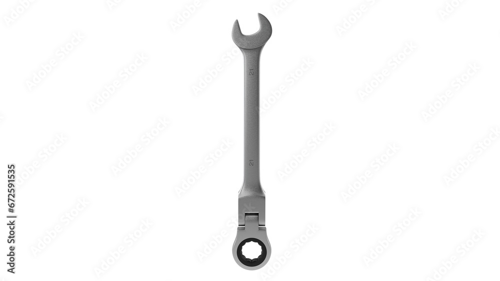 wrench isolated on white