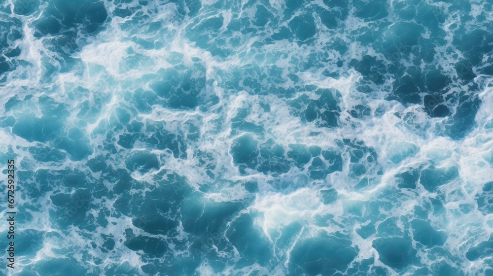 Blue water seamless pattern. Repeated background of ocean top view. Blue water seamless pattern. Repeated background of ocean top view.