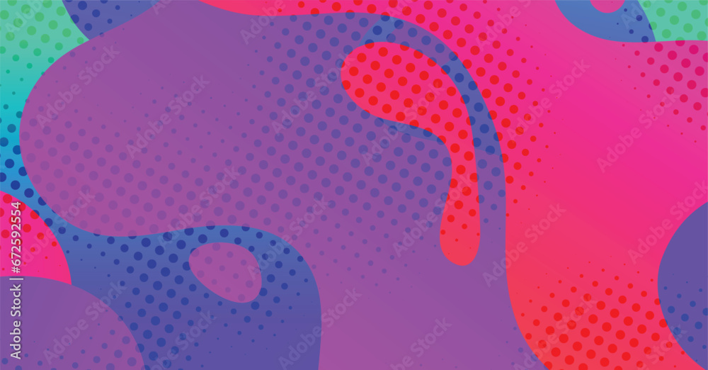 Naklejka premium Abstract liquid wave background with colorful background