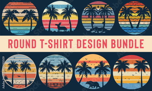 Vector Graphics For T-shirt Design Bundle. Mountain Illustration, Outdoor Adventure © Lazy Dog