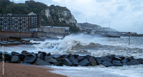 Sztorm Ciaran Dover photo