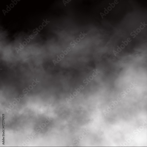 smoke on black color abstract watercolor background