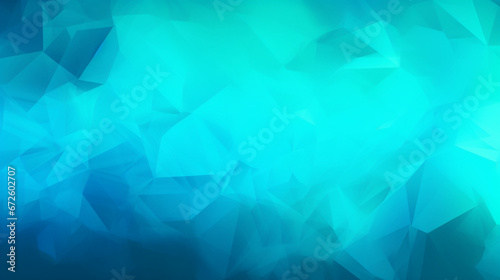 Polygonal cyan background