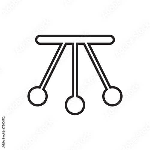 pendulum icon design vector isolated