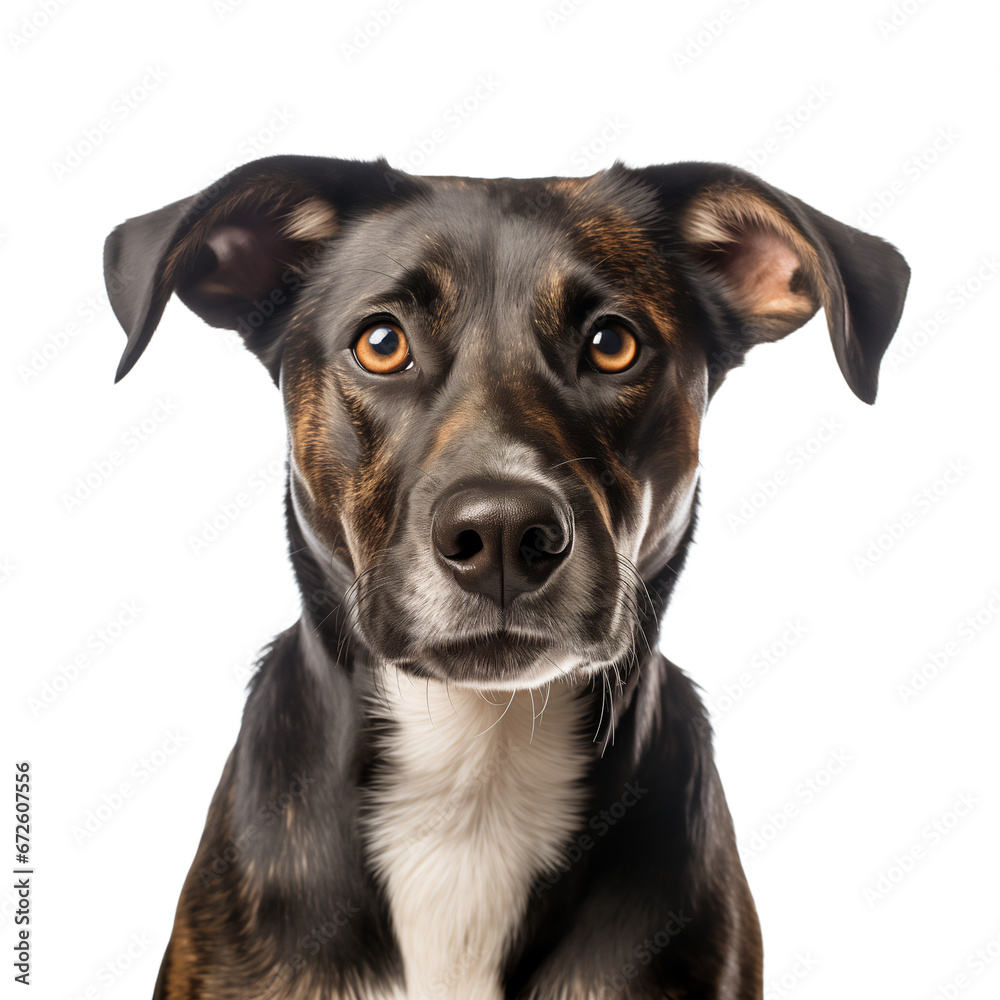 Portrait of a Rottweiler Dog, on transparent png. Ai generative. Portrait of a Rottweiler Dog, on transparent png. Ai generative.