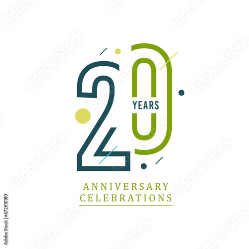 anniversary celebrations Logo Colletions Template