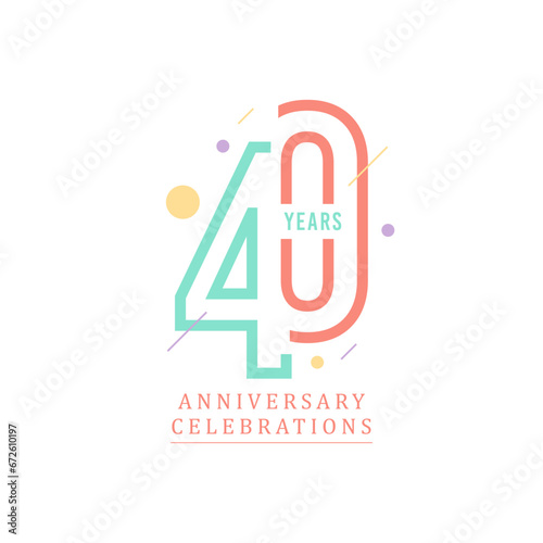 anniversary celebrations Logo Colletions Template