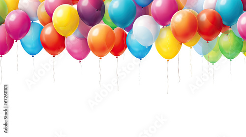 Colorful balloons Ai Generative