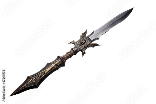 Blade of Defense Main Gauche Dagger Isolated on transparent background