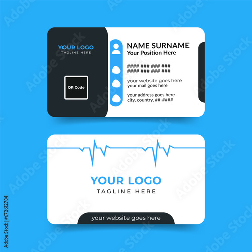 Wallpaper Mural Healthcare doctor professional visiting business card template	
 Torontodigital.ca