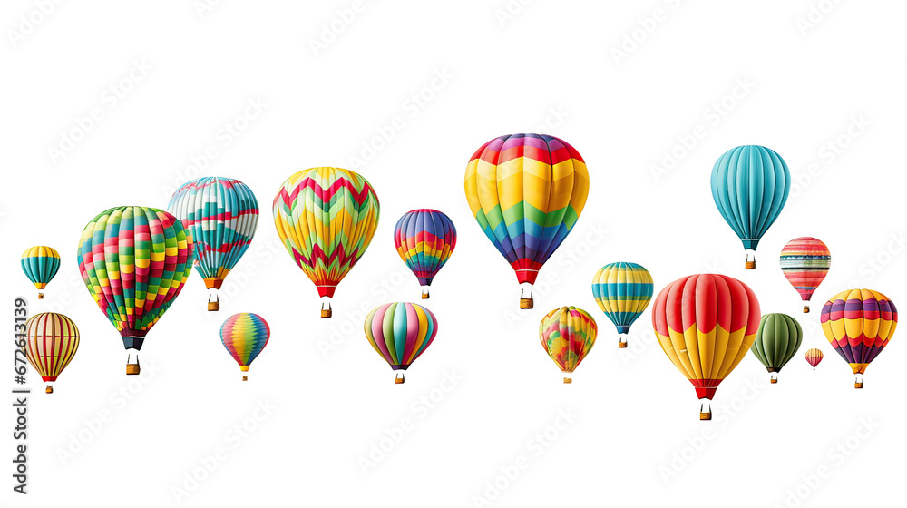Colorful hot air balloons Ai Generative Colorful hot air balloons Ai Generative