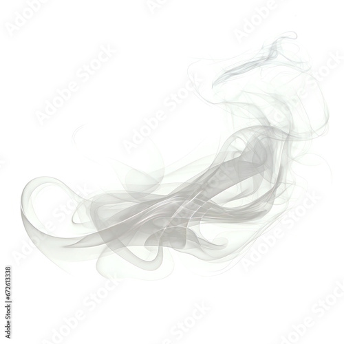 smoke isolated on background