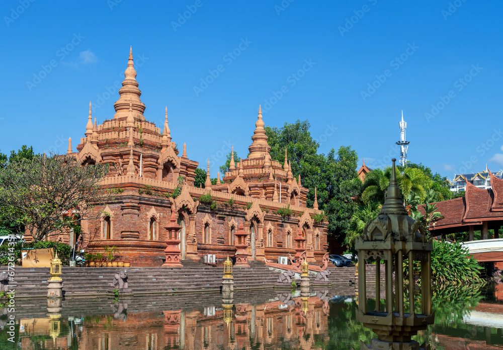 Obraz premium Dai architecture in Xishuangbanna
