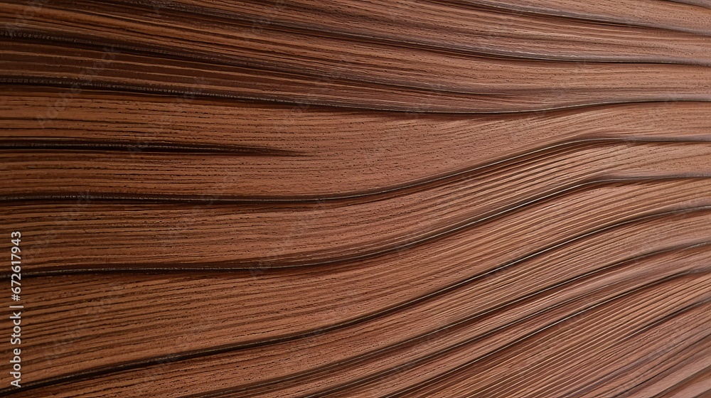 Abstract wooden background featuring a pattern of wavy lines, AI-generated. Abstract wooden background featuring a pattern of wavy lines, AI-generated.