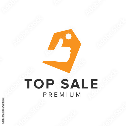 top sale logo vector icon illustration