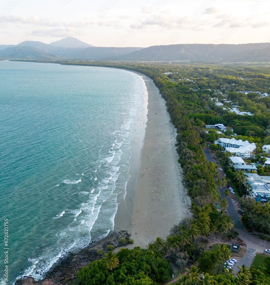 Aerial image of Four Mile Beach In Port Douglas Queensland