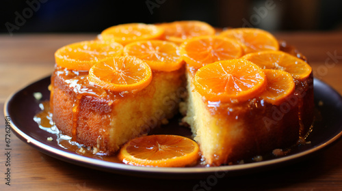  Upside Down Tangerine Cake