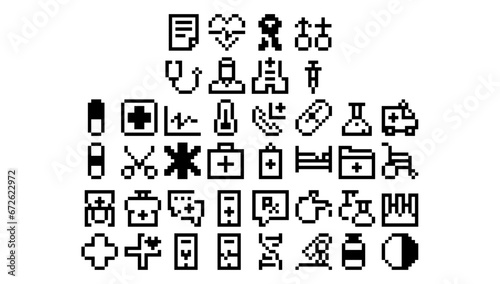 pixel art health icon